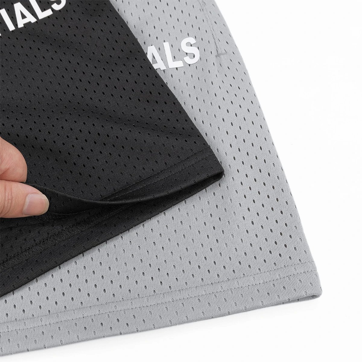 Mesh Drawstring Streetwear Shorts Mustard Yellow - Gallery Image 9 - Detailed View