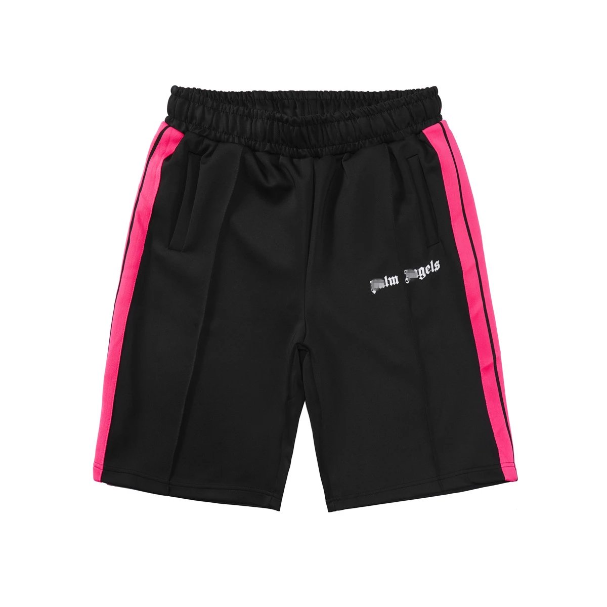 Unisex Sport Stripe Shorts Midnight Black - Palm Angels - Cnfans - $23.23