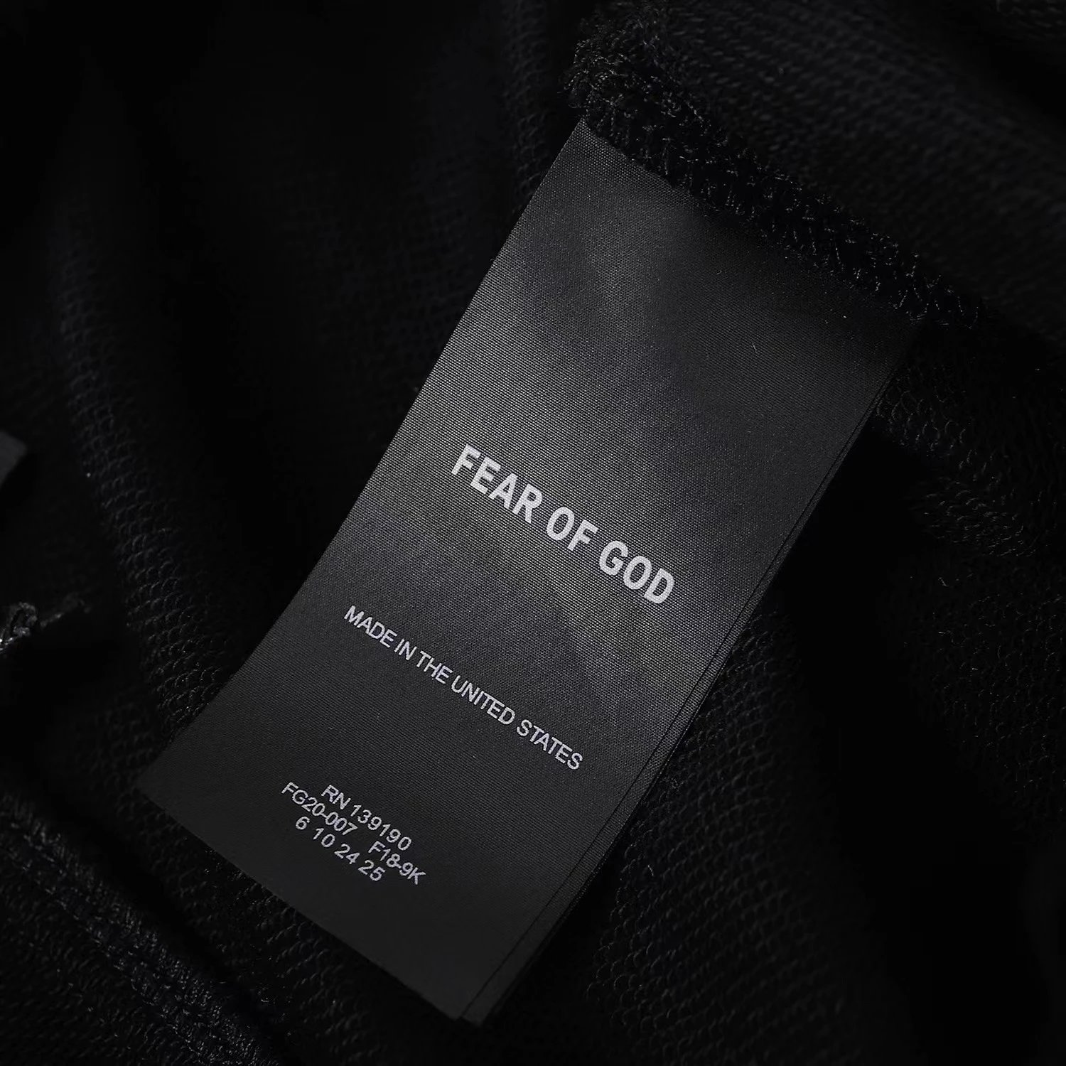 High Street Number 7 Casual Shorts Ebony Black - Gallery Image 10 - Detailed View