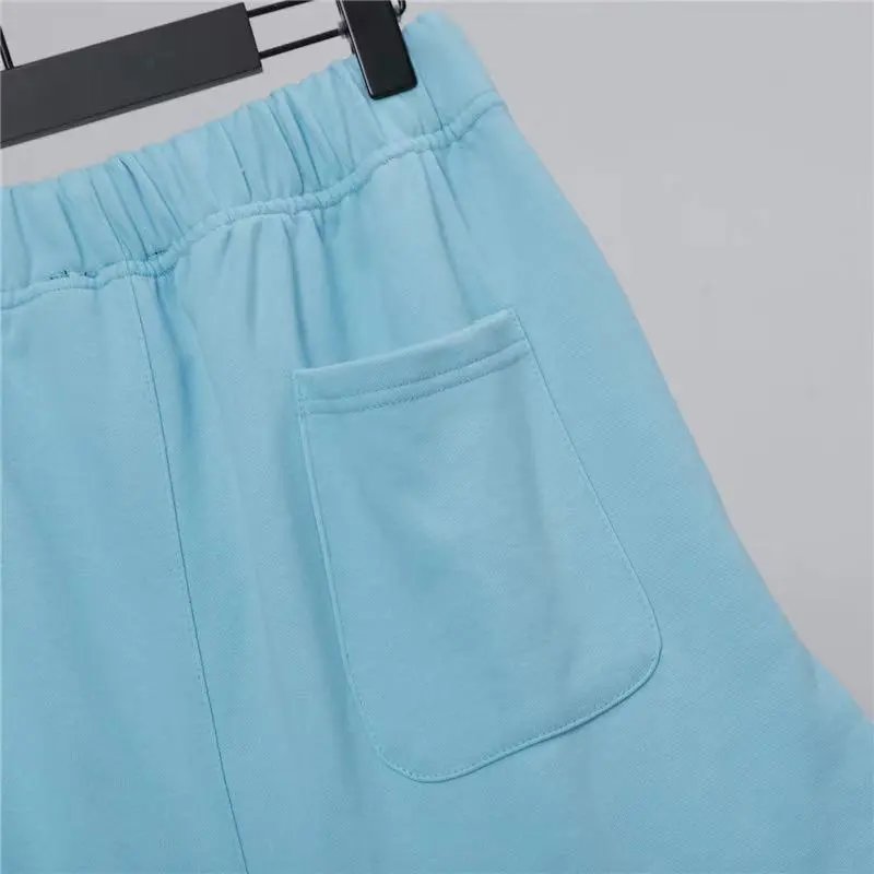 Streetwear Cotton Shorts Men Summer Blush Pink - Gallery Image 13 - Detailed View