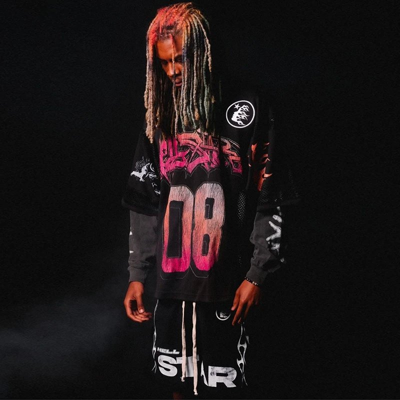 Hellstar Graphic Shorts MultiColor - Gallery Image 10 - Detailed View