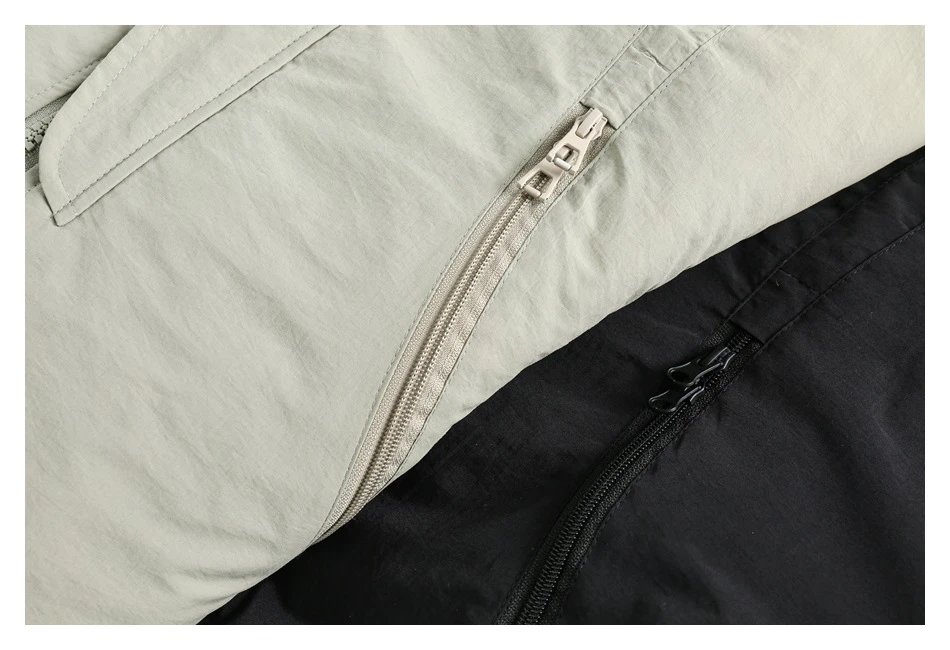 Unisex Retro Oversized Padded MA1 Bomber Jacket Sage Green - Gallery Image 13 - Detailed View