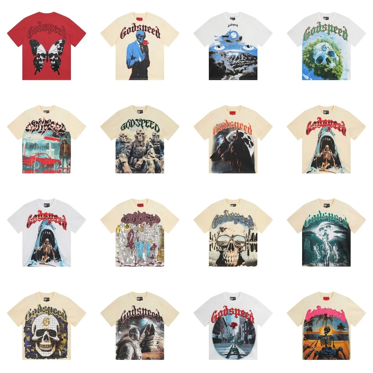 Godspeed Band Tee Multicolor - Gallery Image 4 - Detailed View