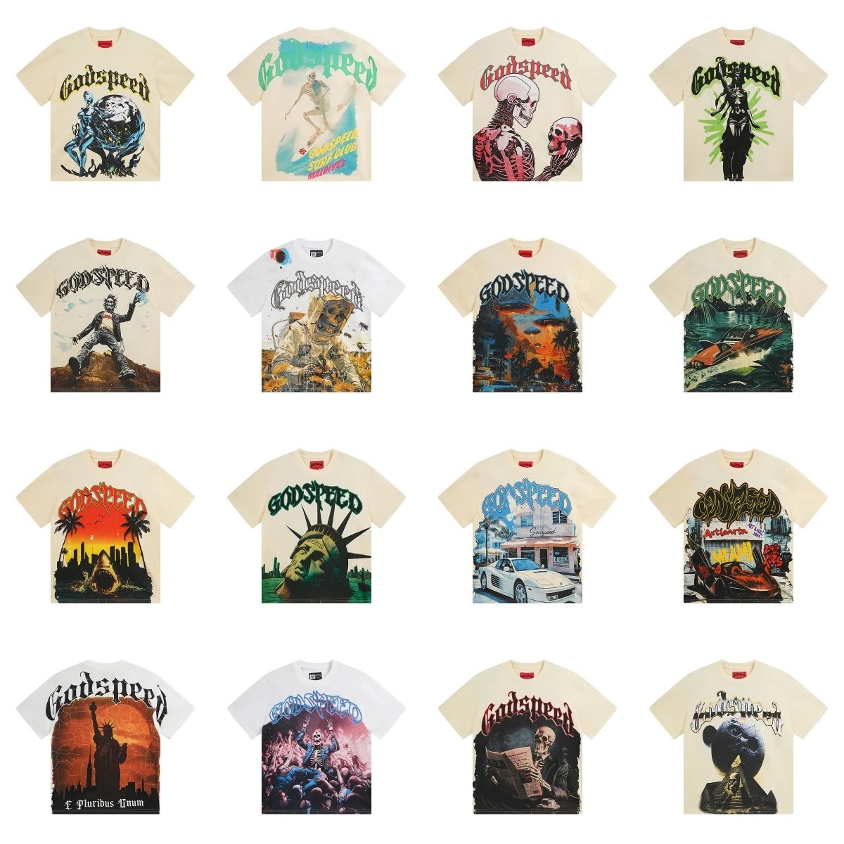 Godspeed Band Tee Multicolor - Gallery Image 5 - Detailed View