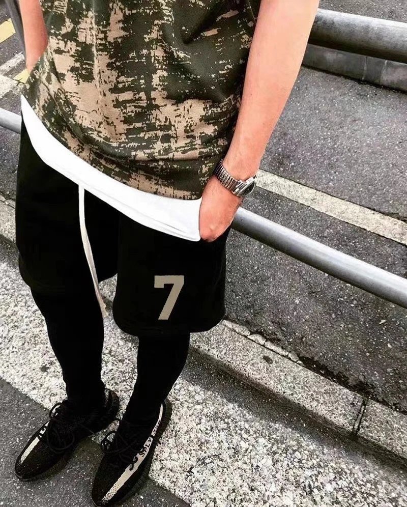 High Street Number 7 Casual Shorts Ebony Black - Gallery Image 13 - Detailed View