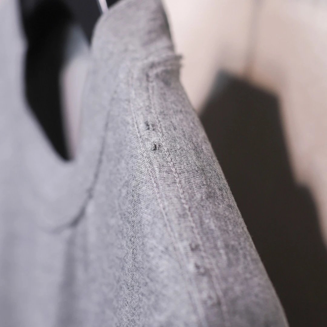 Unisex Oversized Distressed Graphic Tee, Ash Grey - Gallery Image 4 - Detailed View