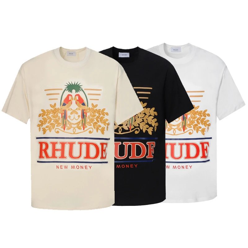 Rhude Parrot Tee Multicolor - High Quality Product Image - Cnfans