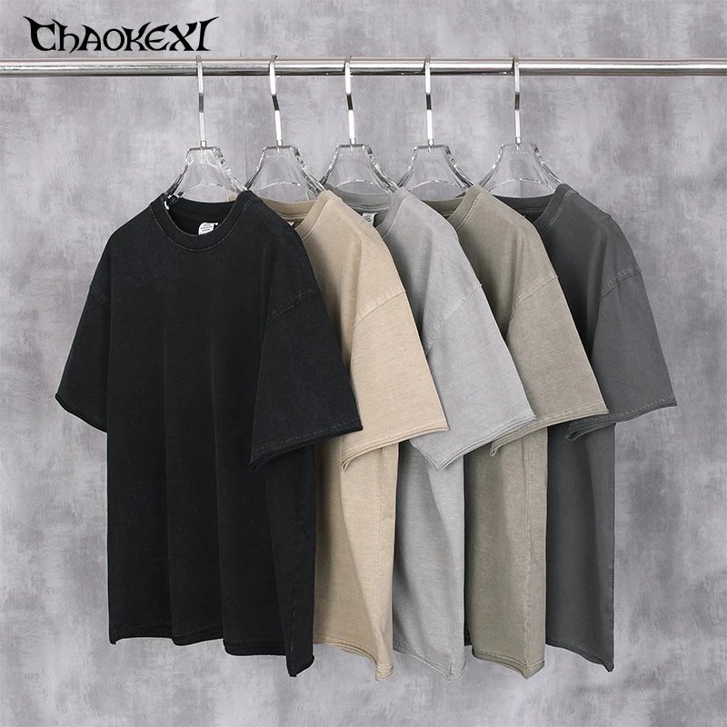 Men's Relaxed Fit Cotton Tee, Sage - Gallery Image 2 - Detailed View