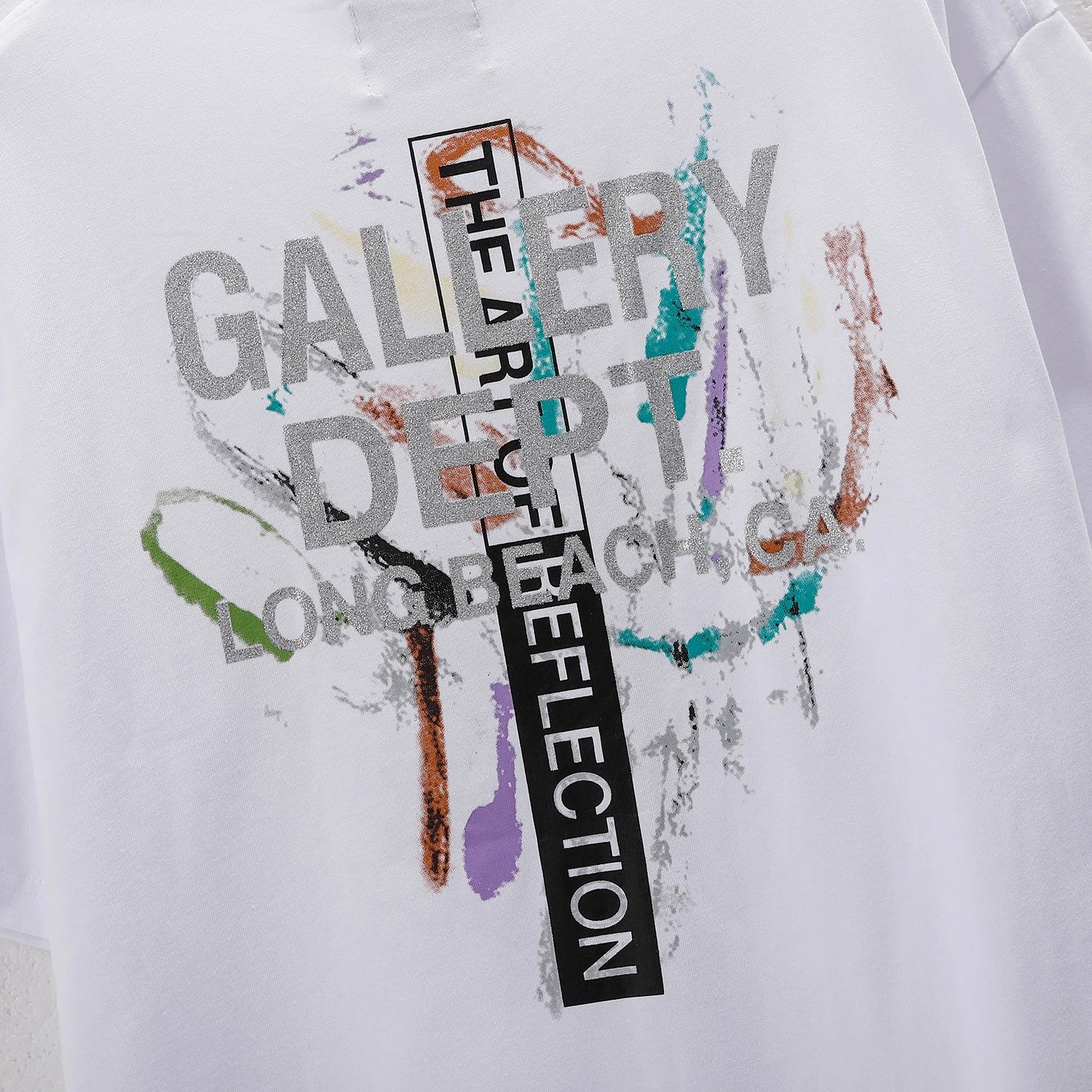 Gallery Dept Paint Splatter Tee Multicolor - Gallery Image 9 - Detailed View
