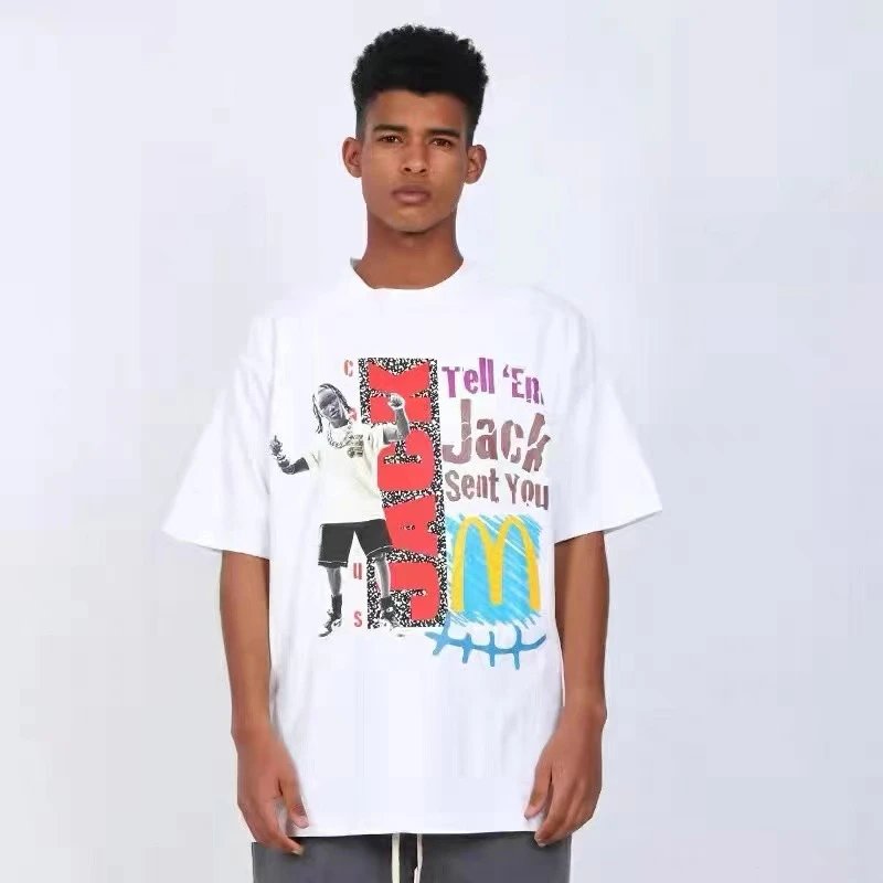 Vintage Graphic Streetwear Cotton T-Shirt Black - Gallery Image 12 - Detailed View