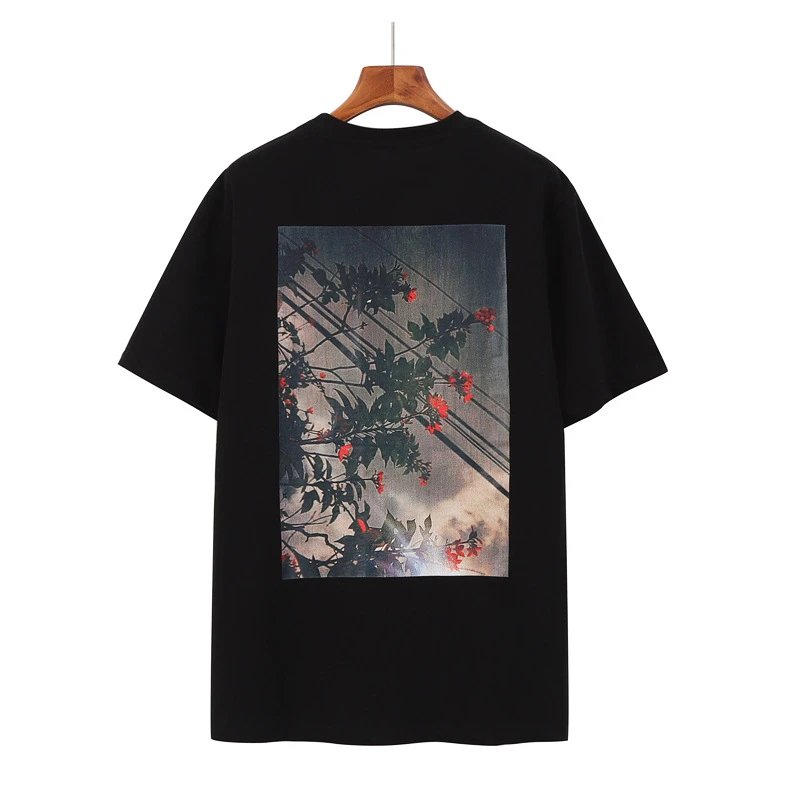 High Street Floral Tee Unisex Loose Black - Fear of God(FOG） - Cnfans - $21.29