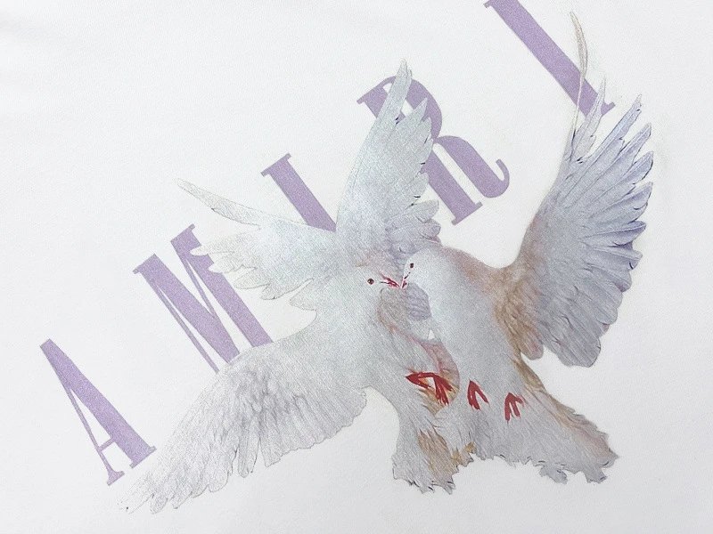 Amiri Crane Printed T-Shirt Multicolor - Gallery Image 11 - Detailed View