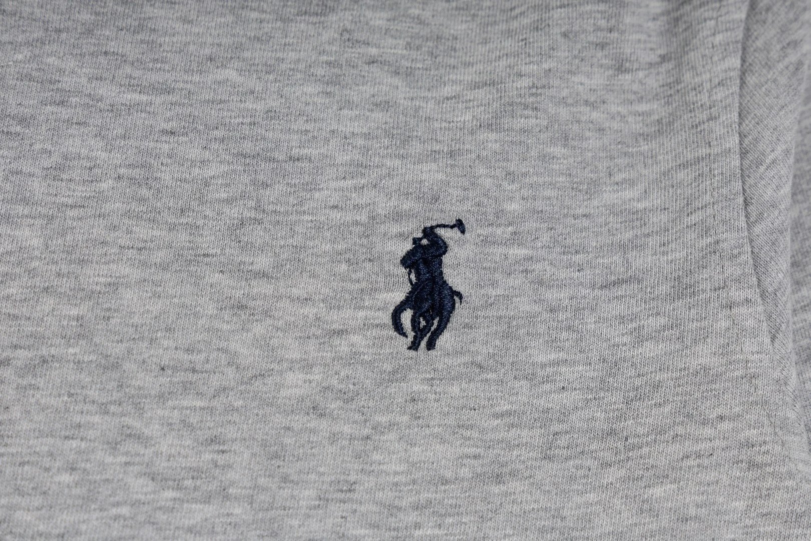 Cotton Henley Long Sleeve T-Shirt, Snow White - Gallery Image 12 - Detailed View