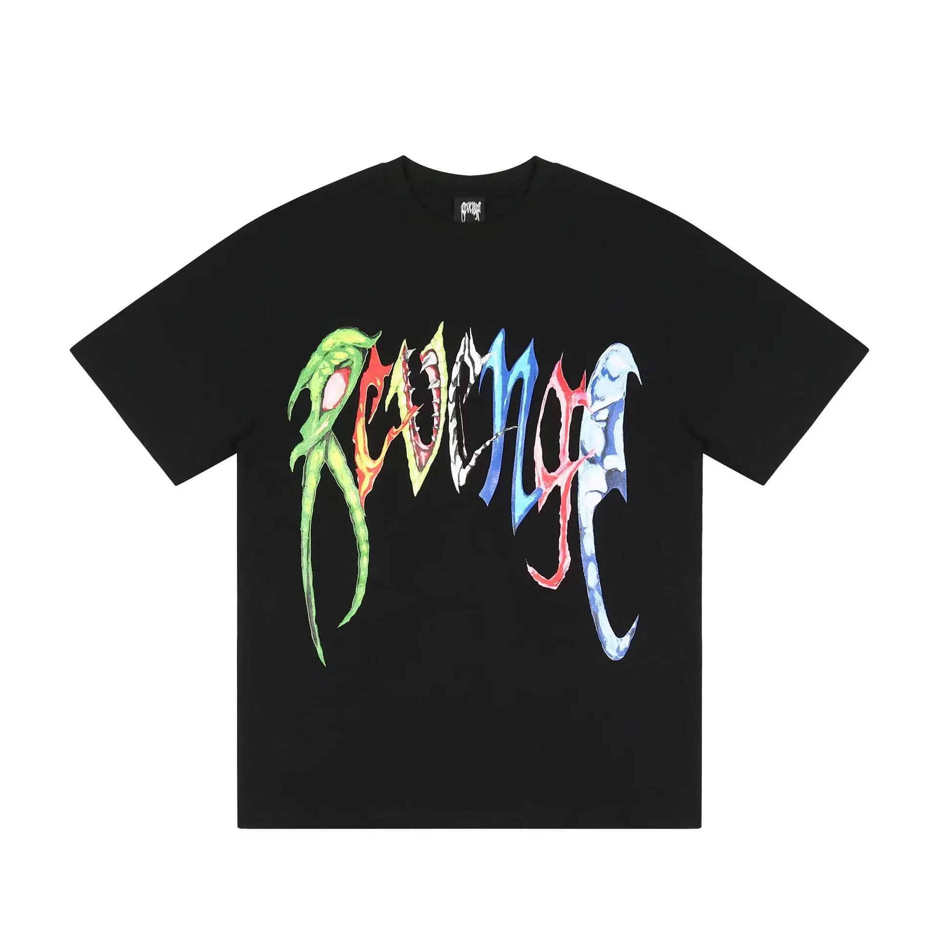 Street Style Graphic Tee Onyx - Revenge - Cnfans - $19.03