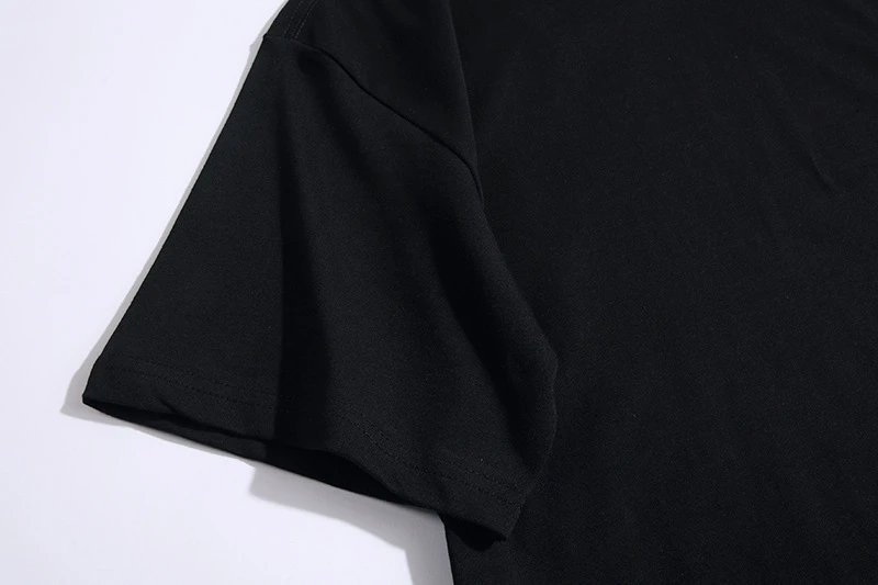 Purple Graphic Tee Black/White - Gallery Image 6 - Detailed View