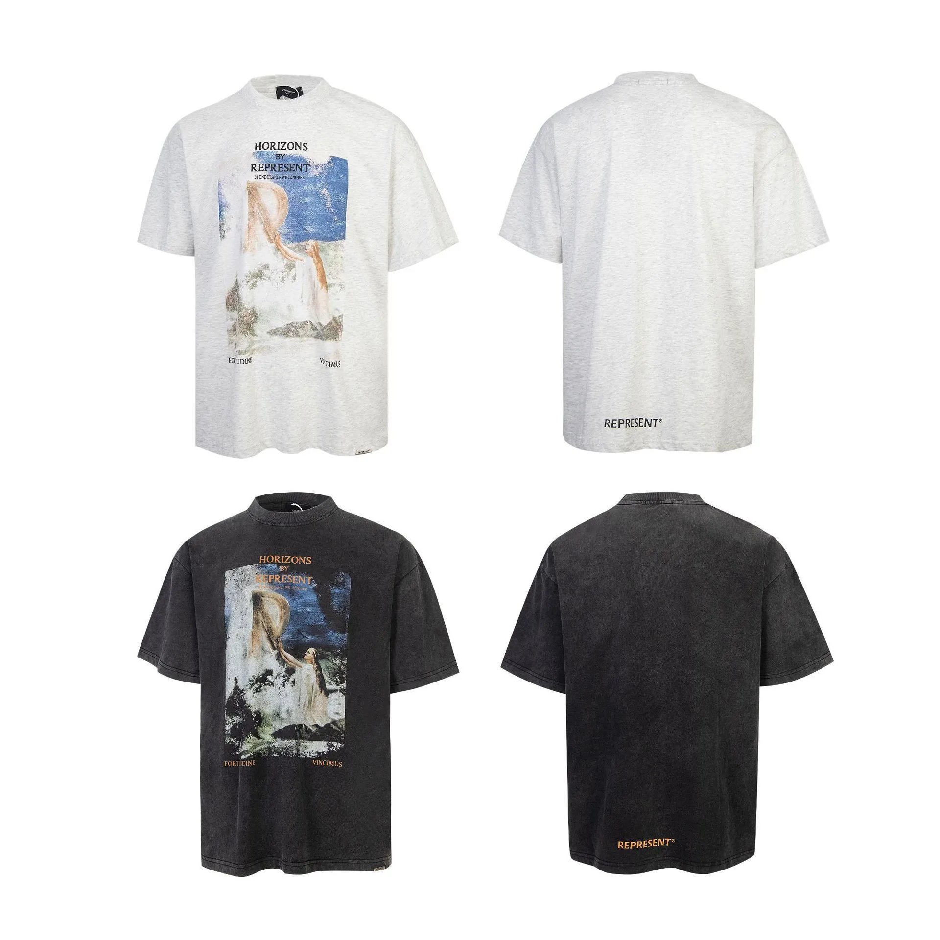 Represent Horizons Retro T-shirt - High Quality Product Image - Cnfans