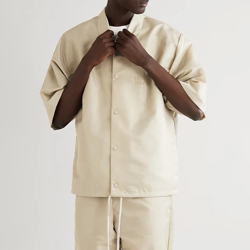 Oversized Shirt Coral - Gallery Image 13 - Detailed View