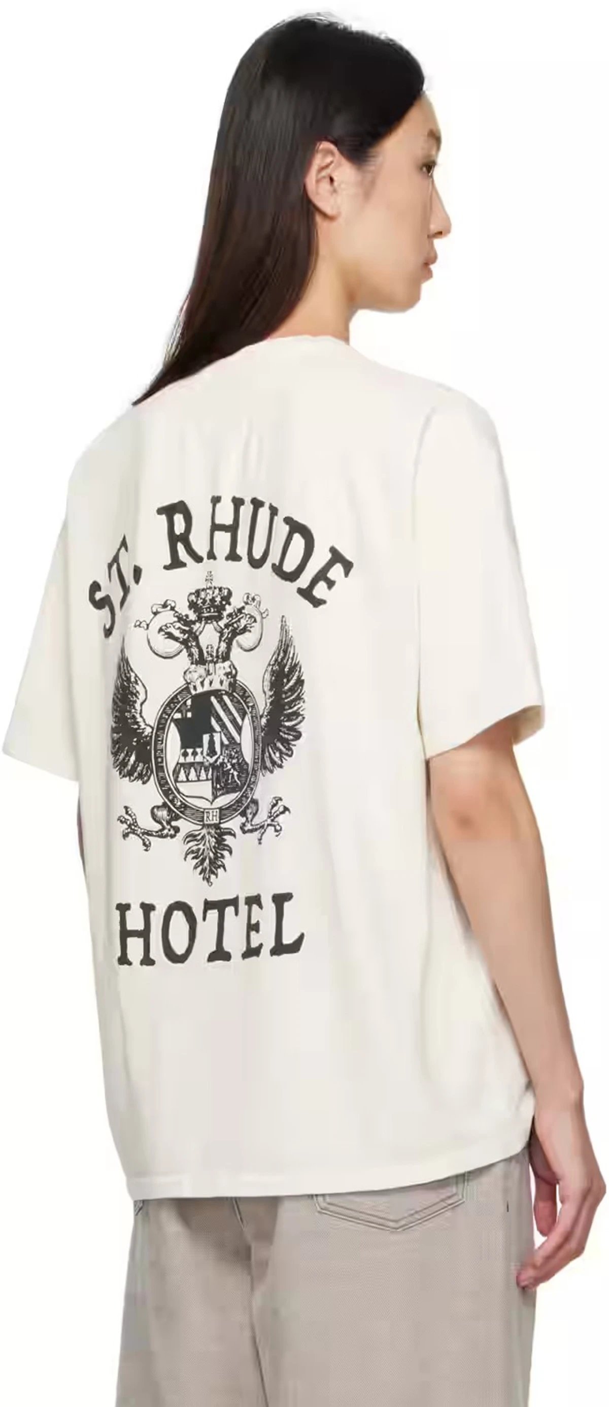 Rhude Badge Print Tee Multicolor - Gallery Image 10 - Detailed View