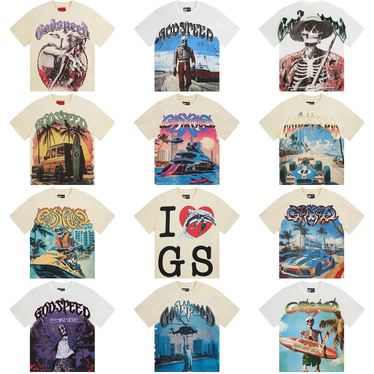 Godspeed Band Tee Multicolor - Gallery Image 6 - Detailed View