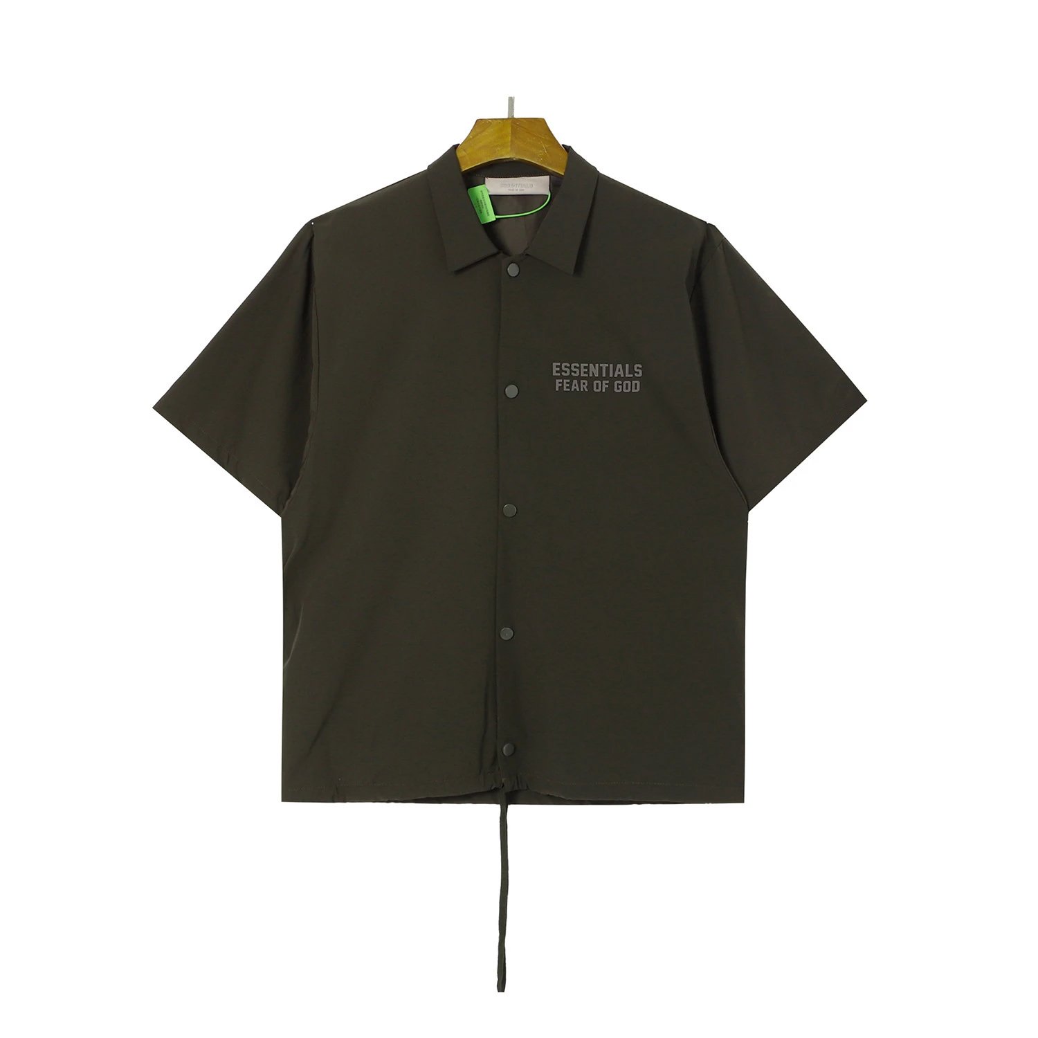 Short Sleeve Shirt Quick-dry Smoky Quartz - Gallery Image 8 - Detailed View