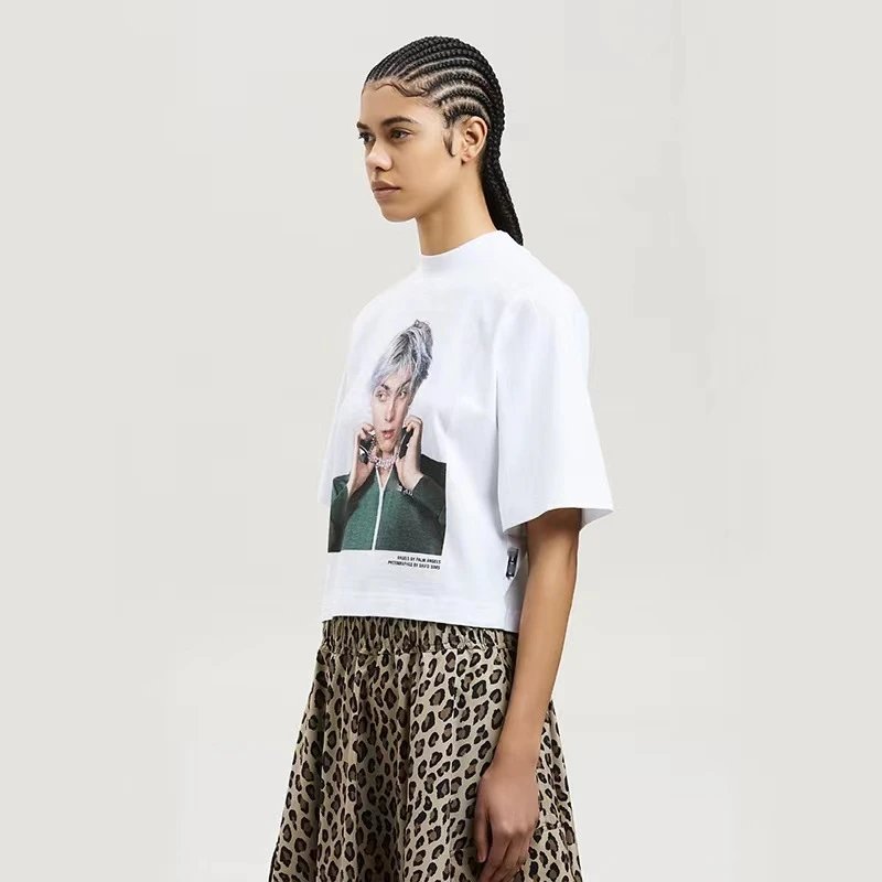 Street Style Graphic Cotton Tee Ivory - Gallery Image 11 - Detailed View