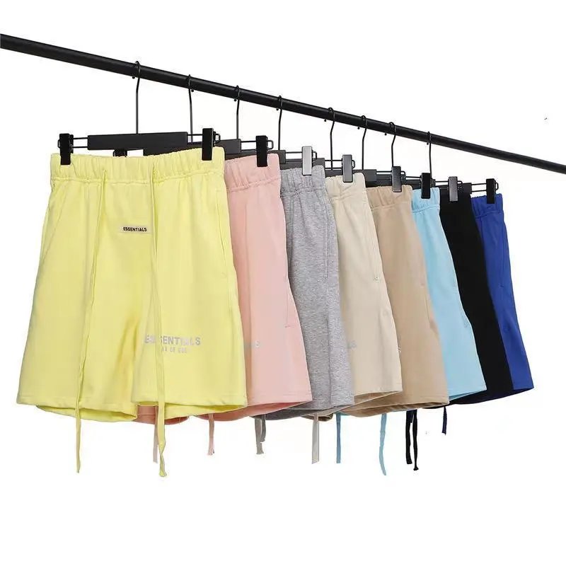 Streetwear Cotton Shorts Men Summer Blush Pink - Gallery Image 1 - Detailed View