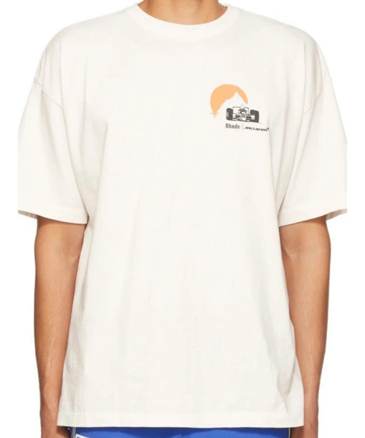 Rhude McLaren Sunset Print Tee Multicolor - Gallery Image 12 - Detailed View