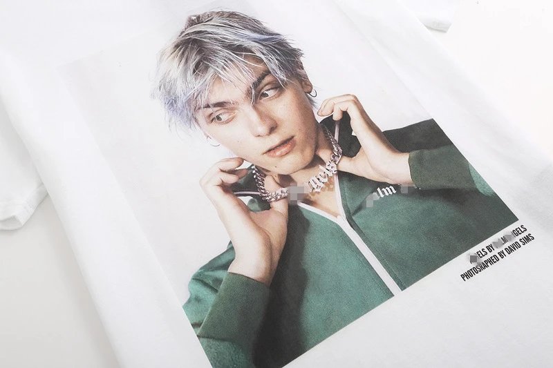 Street Style Graphic Cotton Tee Ivory - Gallery Image 6 - Detailed View