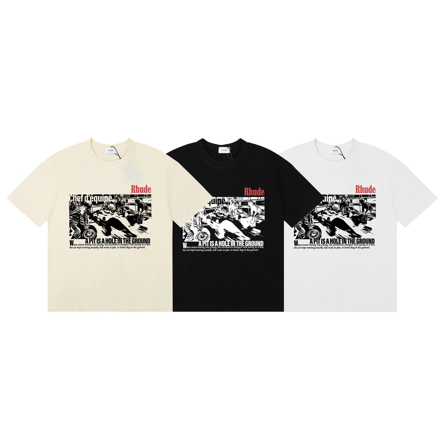 Rhude Graphic Tee Multicolor - Gallery Image 4 - Detailed View