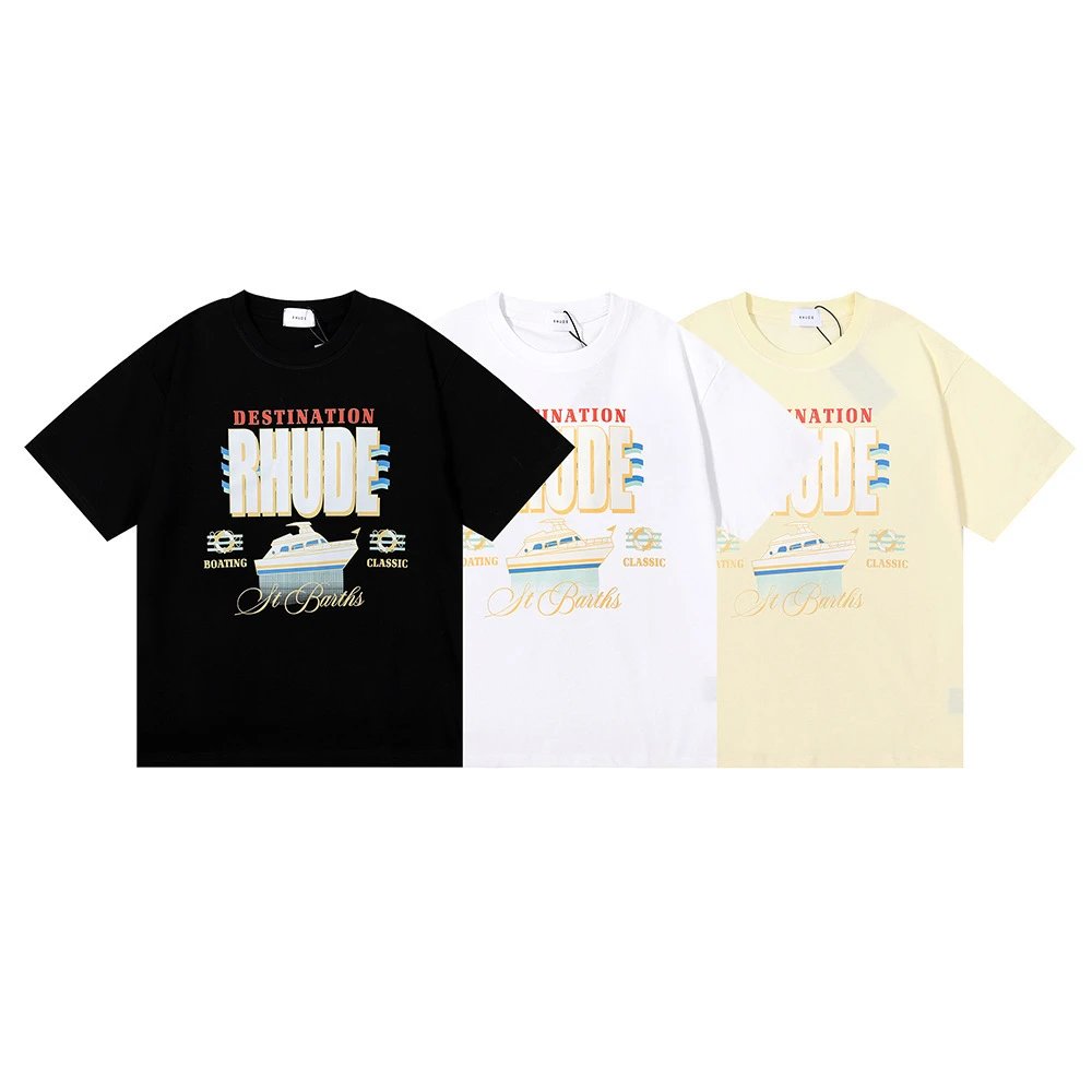 RHude Yacht Print Tee Multicolor - High Quality Product Image - Cnfans