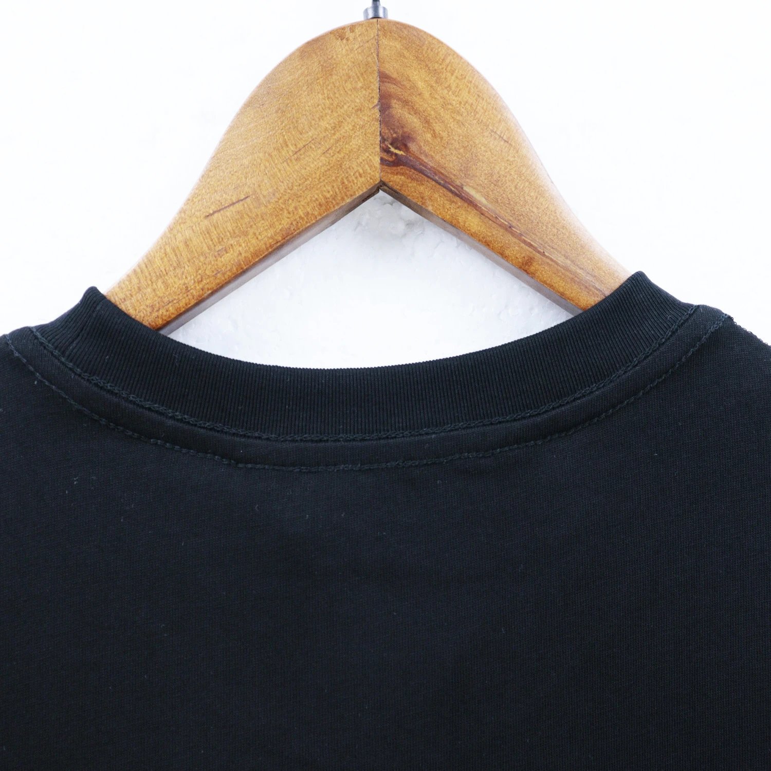 Street Skull Angel Graphic Cotton Tee Ebony Black - Gallery Image 6 - Detailed View