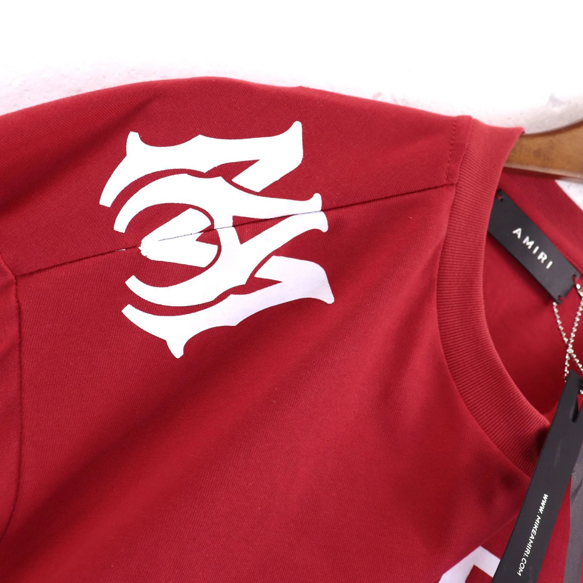 Amiri 22 Colorblock Tee Multicolor - Gallery Image 9 - Detailed View