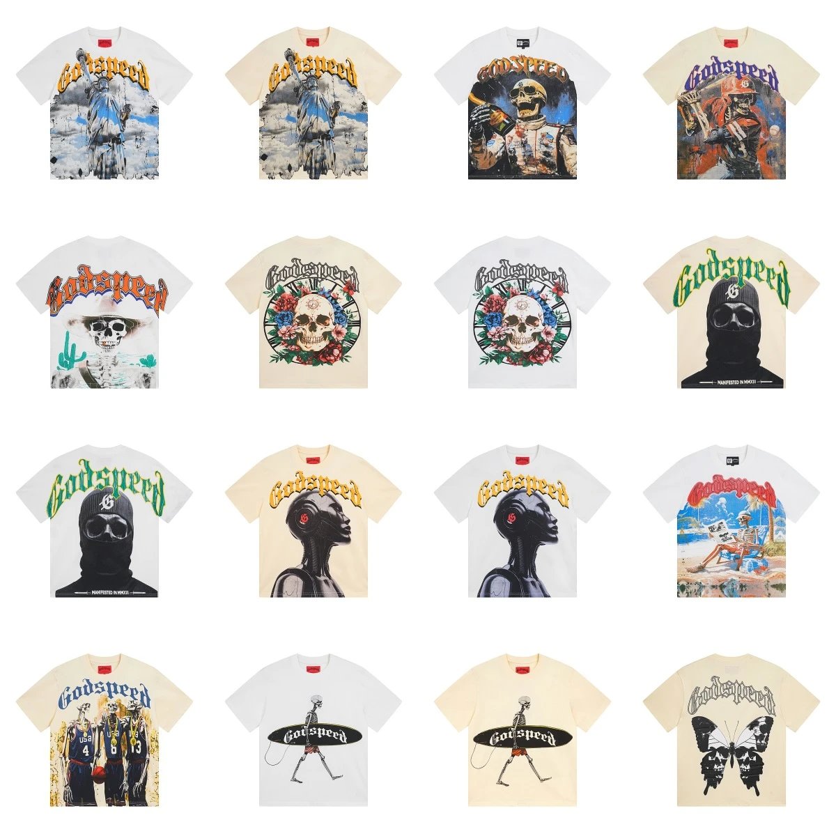 Godspeed Band Tee Multicolor - Gallery Image 3 - Detailed View