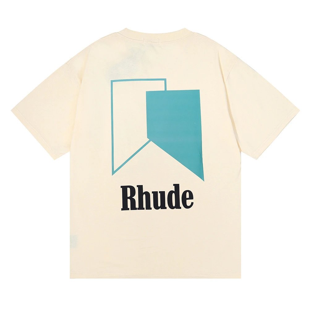 Rhude Colorblock Graphic Tee Multicolor - Gallery Image 8 - Detailed View