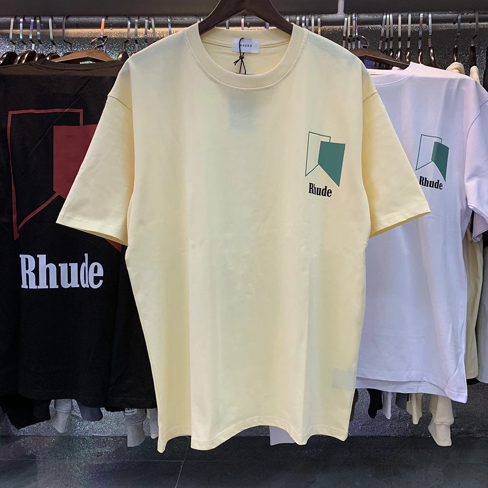 Rhude Colorblock Graphic Tee Multicolor - Gallery Image 3 - Detailed View