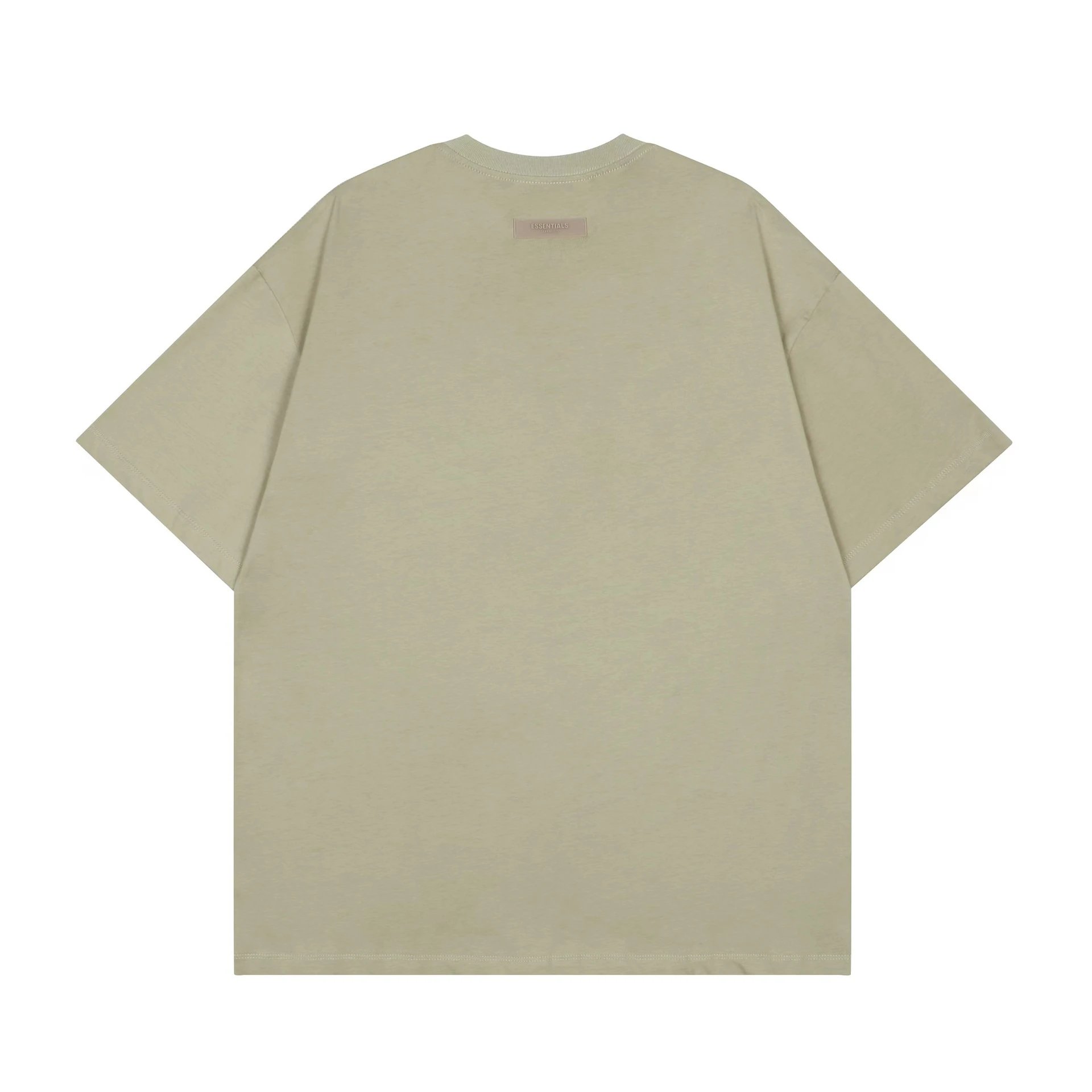 Streetwear Oversized Cotton Tee Sage Green - Gallery Image 7 - Detailed View