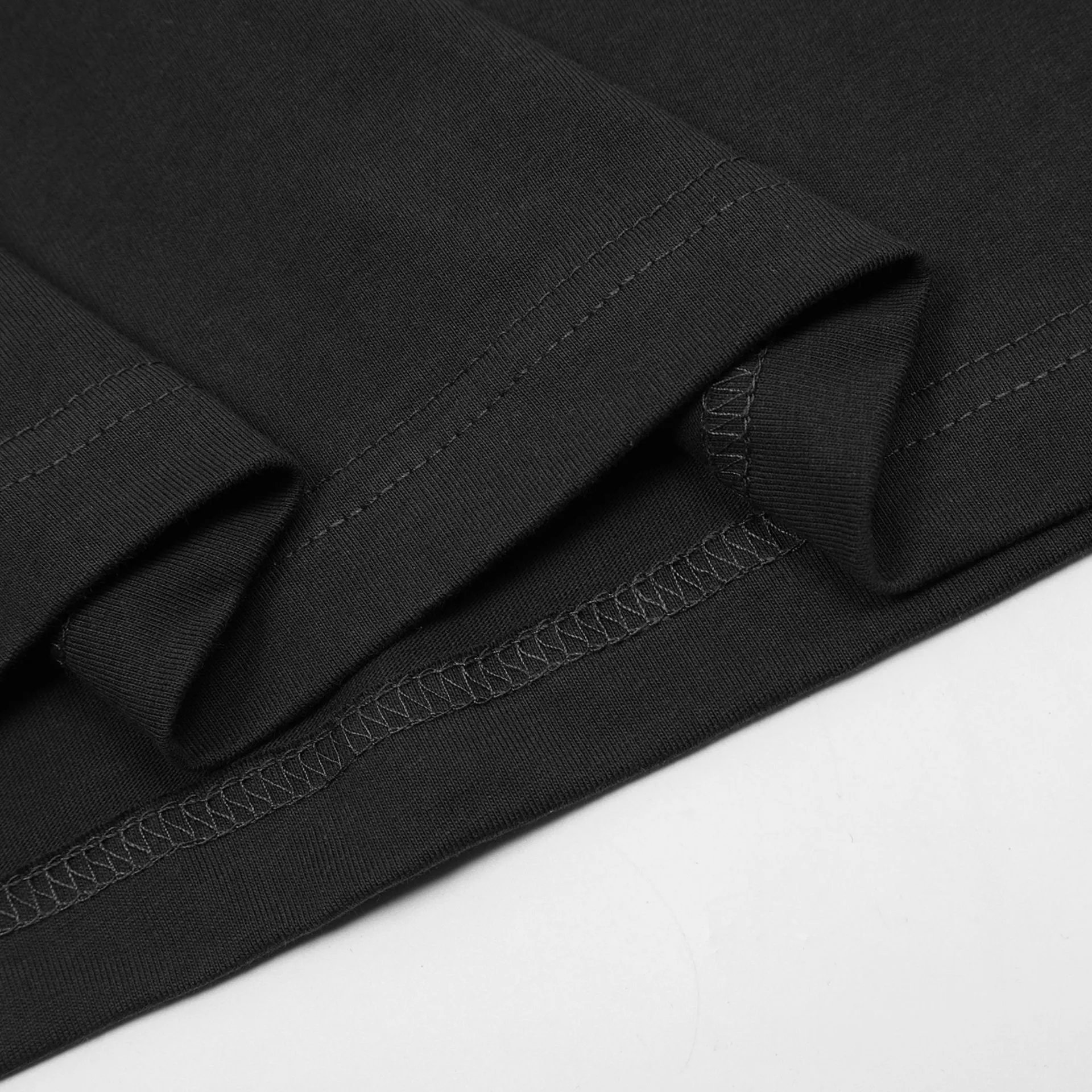 Street Eagle Graphic Cotton Tee Midnight Black - Gallery Image 10 - Detailed View