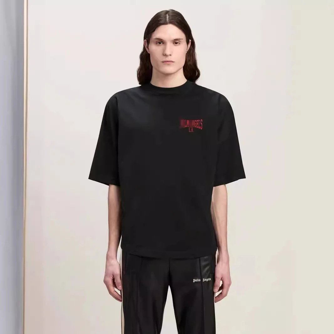 Streetwear Loose Graphic Cotton T-Shirt Ivory - Gallery Image 10 - Detailed View