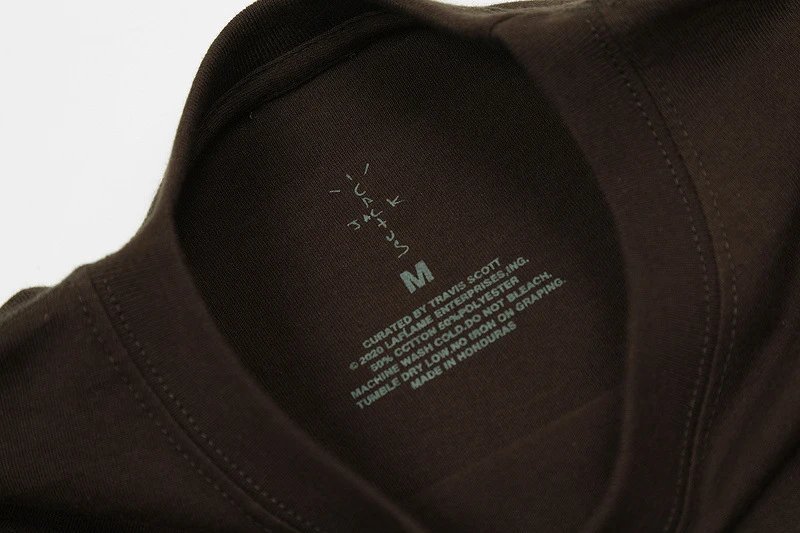 Graffiti Graphic Cotton T-Shirt Espresso Brown - Gallery Image 5 - Detailed View