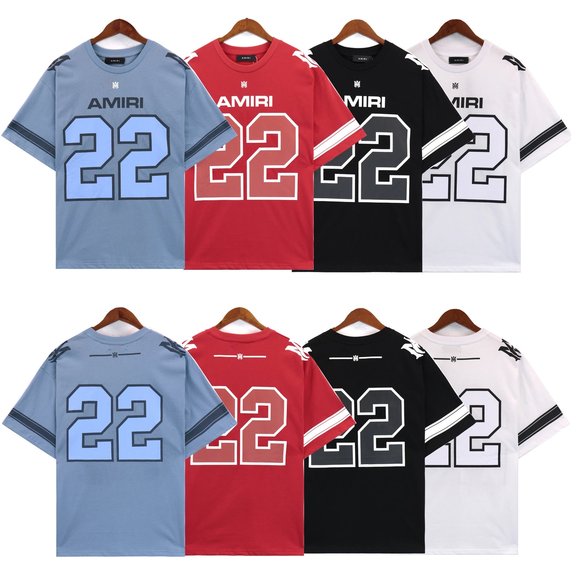 Amiri 22 Colorblock Tee Multicolor - High Quality Product Image - Cnfans