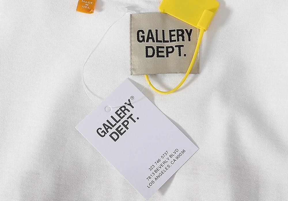 Gallery Dept Late Print Tee White - Gallery Image 6 - Detailed View