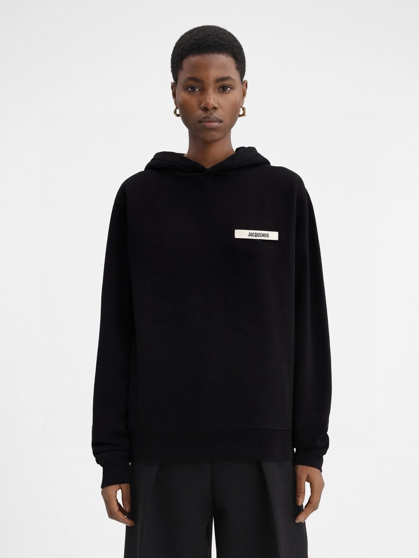 Jacquemus Embroidered Logo Hoodie Multicolor - Gallery Image 7 - Detailed View