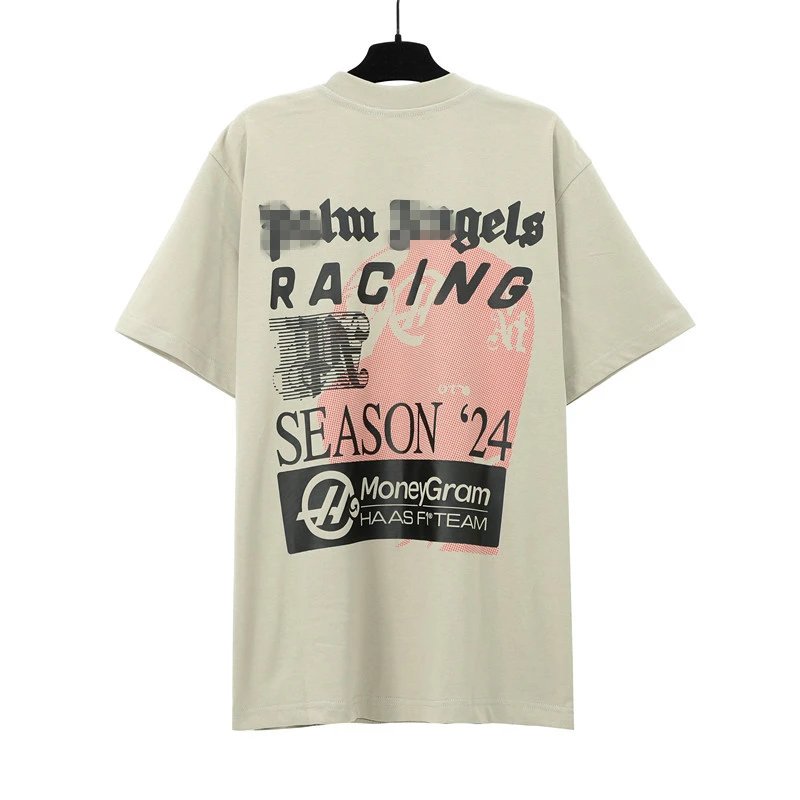 Vintage Graphic Streetwear Cotton T-Shirt Taupe - Related Product - Cnfans