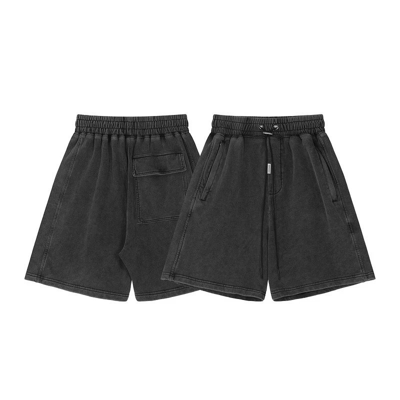 REPRESENT Elastic Denim Shorts Black - High Quality Product Image - Cnfans