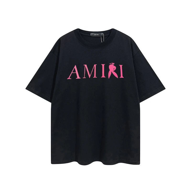 AMIRI Logo Print Tee White Black - Gallery Image 10 - Detailed View