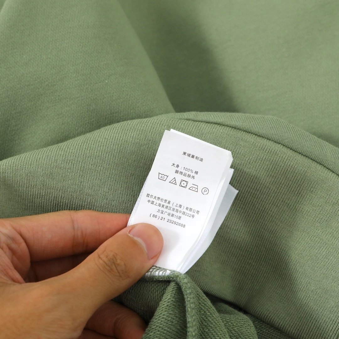 Unisex Cotton Half Zip Pullover Sweatshirt Daffodil - Gallery Image 14 - Detailed View