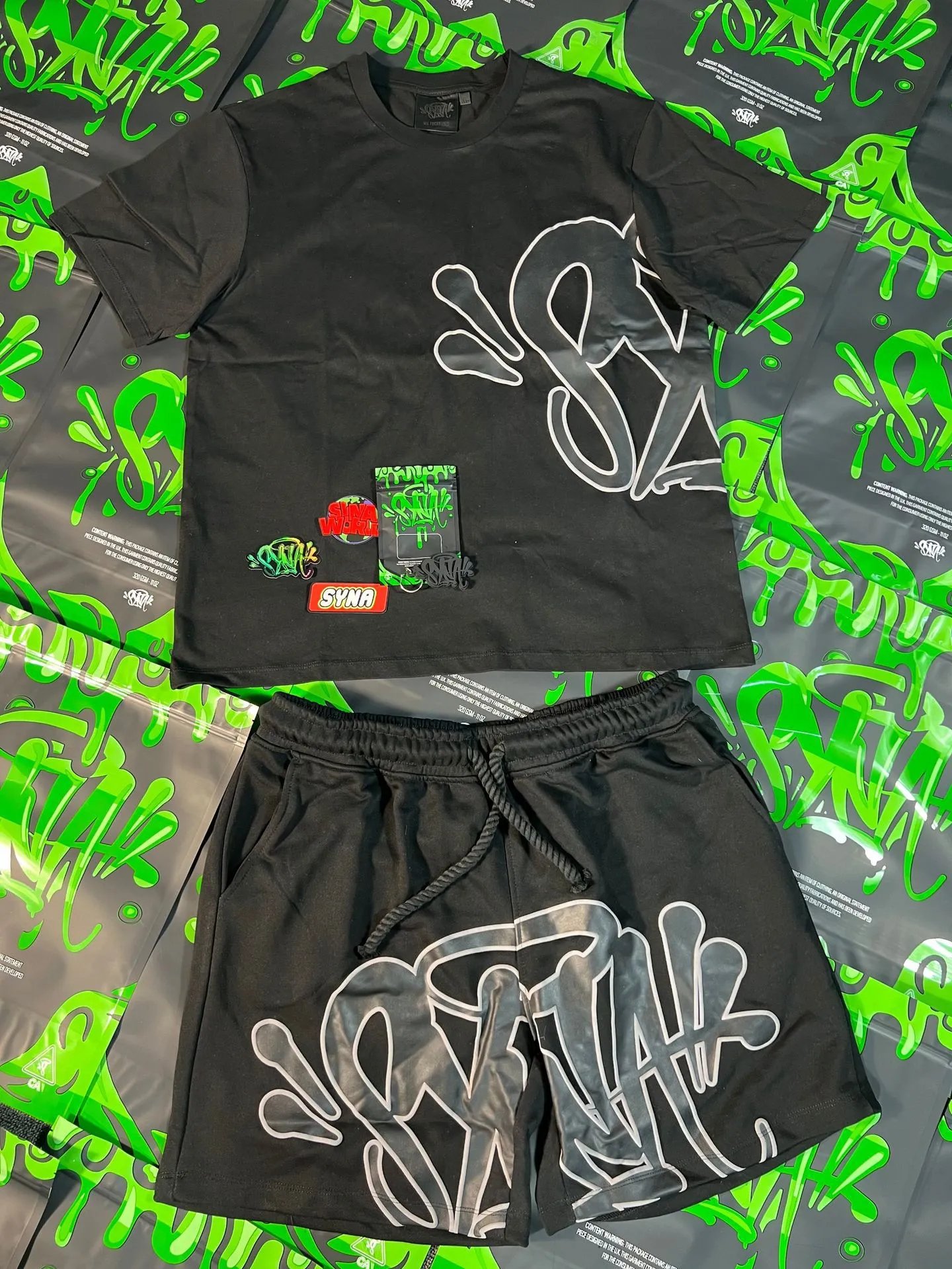 Street Fleece Hoodie & Pants Set Athleisure - Onyx - Syna World(Syna) - Cnfans - $43.19