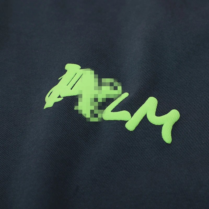 Summer Graphic Cotton Tee Unisex Top Midnight Navy - Gallery Image 5 - Detailed View