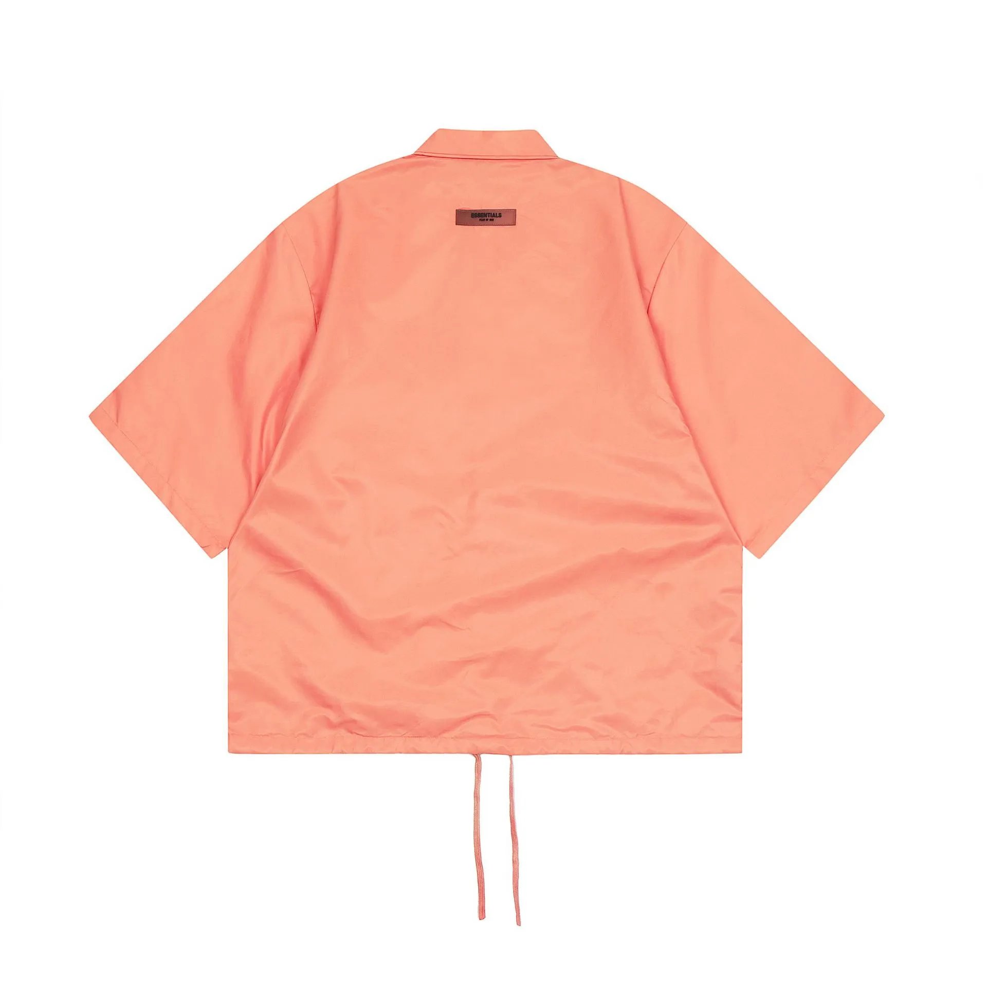 Oversized Shirt Coral - Gallery Image 3 - Detailed View