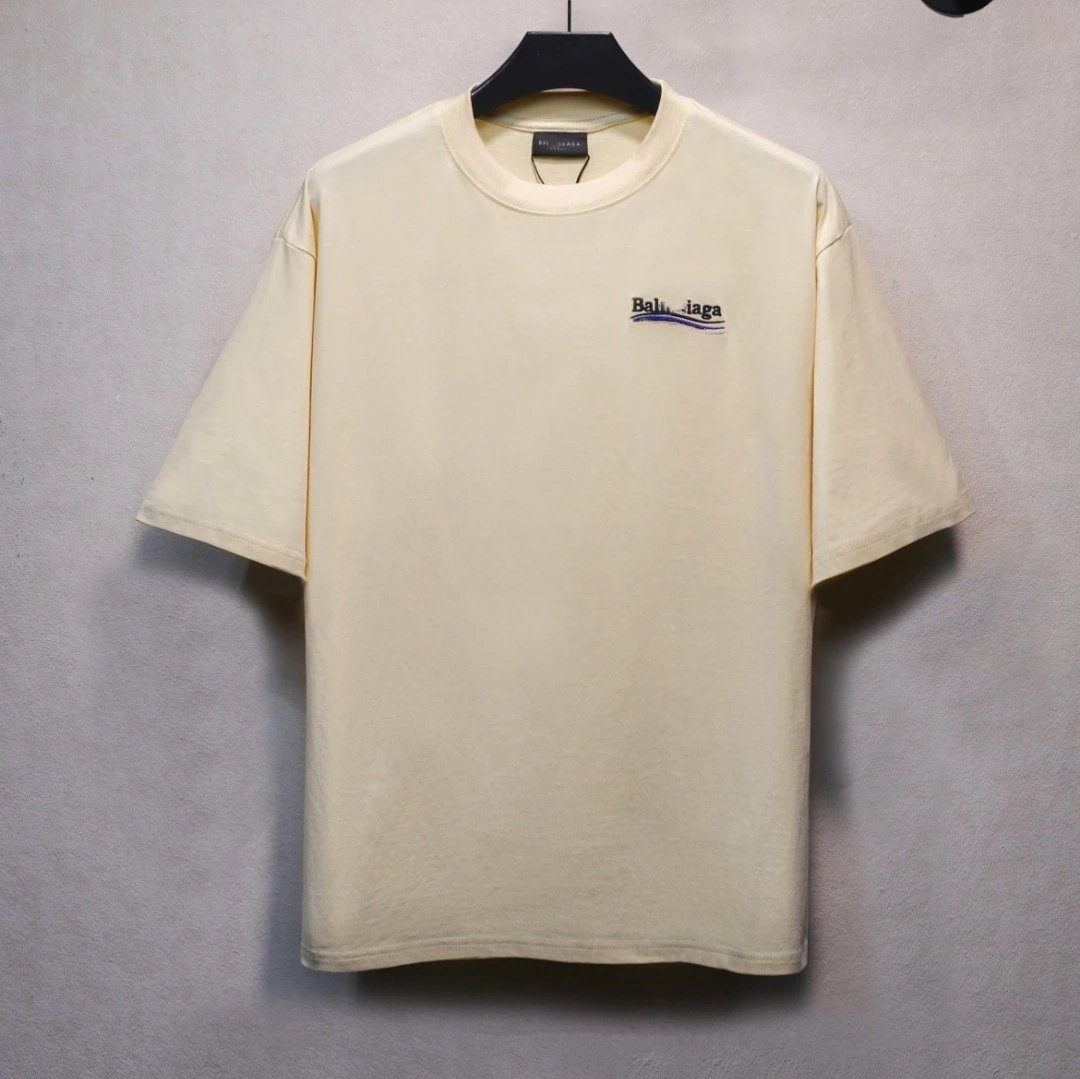 Casual Cotton Blend Tee Unisex Top Ash - Gallery Image 4 - Detailed View